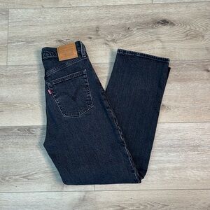 Levi's Premium Women's Ribcage Straight Ankle Black Jeans PC#: 72693-0037